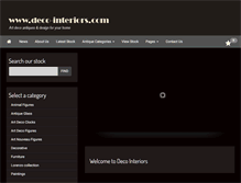 Tablet Screenshot of deco-interiors.com